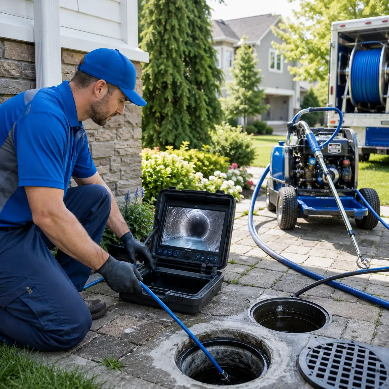 Outdoor drain cleaning professionals serving Castalia, NC